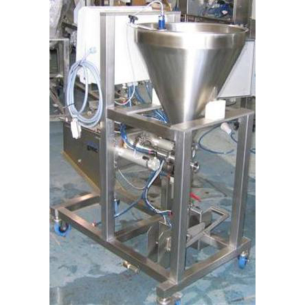Small capacity volumetric piston filler - Doseur automatique volumétrique à piston de petite capacité - DV500